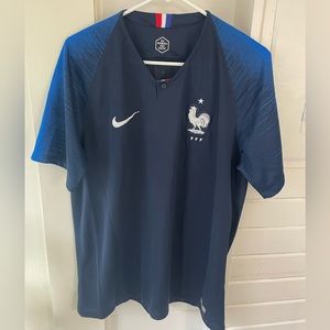 Nike men’s France soccer jersey Large